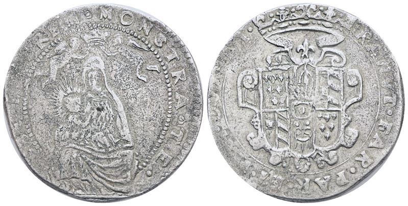 Parma. Ranuccio II Farnese (1646-1694). Quarantano da 40 Soldi. Mb. 9,89gr; Mir 1040; Interessant...