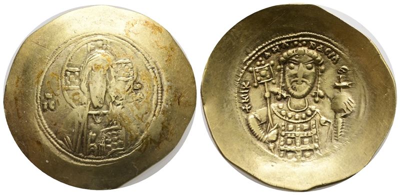 Impero Bizantino. Michele VII (1071-1078), Histamenon. El; 4,26gr; Sear 1868. Bb