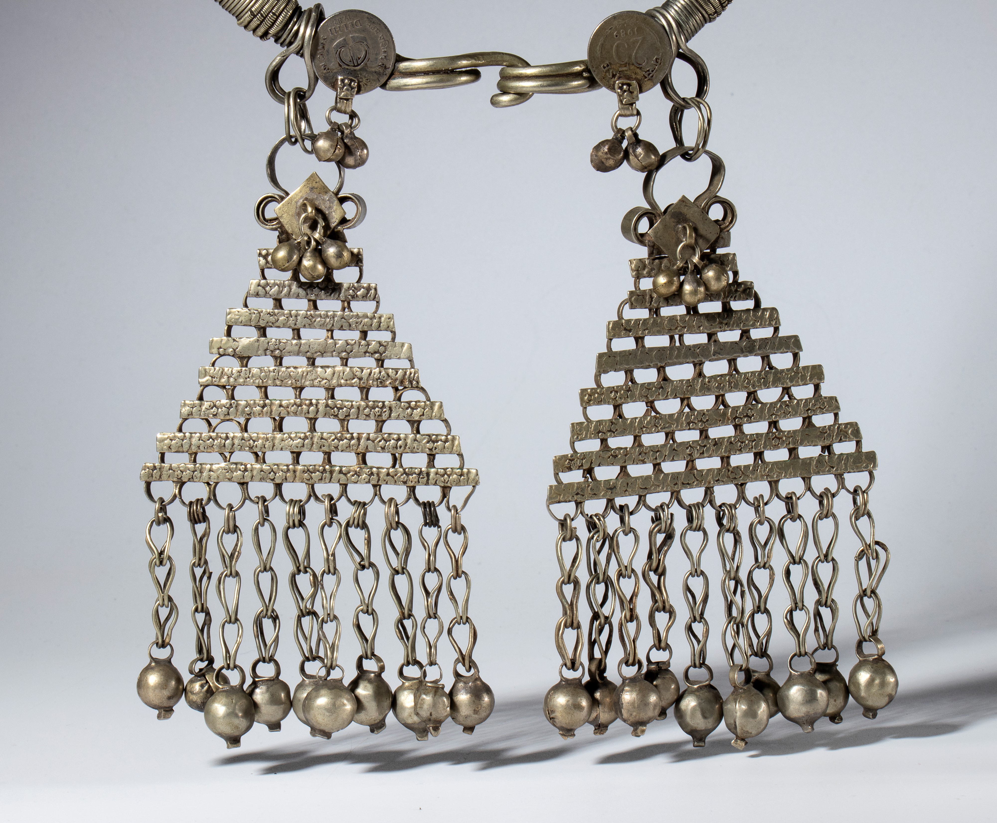 Collare con pendenti, lega d’argento, Gujarat (India),  XIX–XX secolo