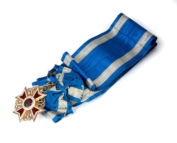 Romania, Regno, Ordine Corona di  Romania fascia e pendente