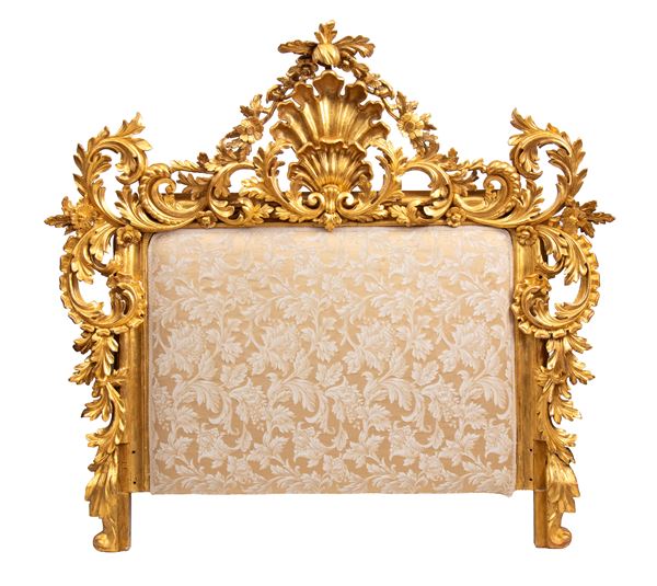 Louis XV-style headboard and footboard