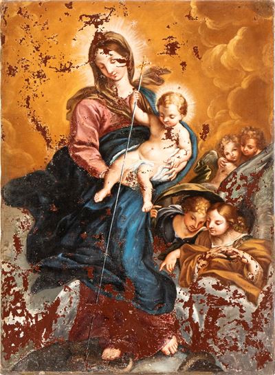 Immacolata Concezione, olio su tela