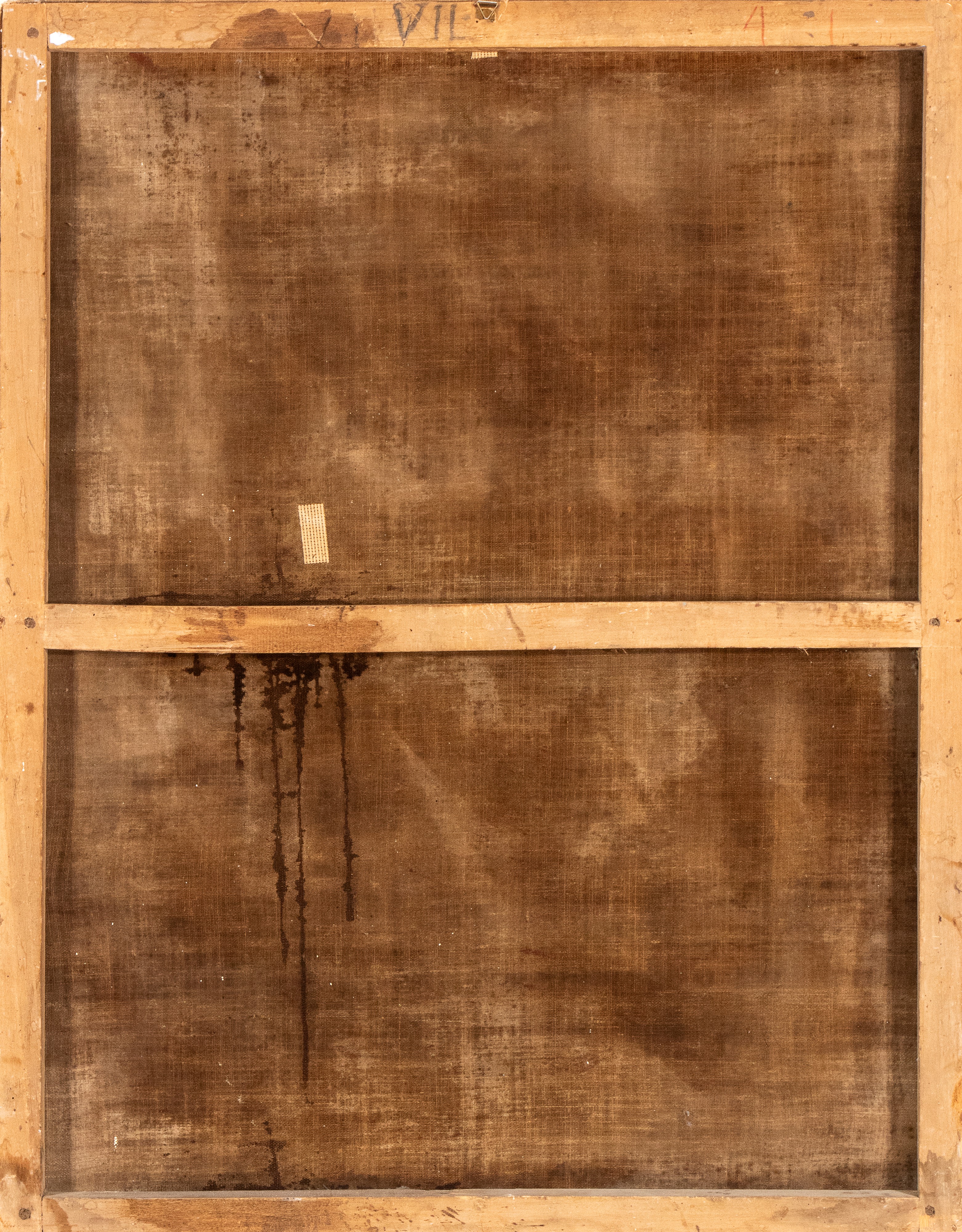 Artista Veneto, XVIII Secolo - Salita al Calvario, olio su tela