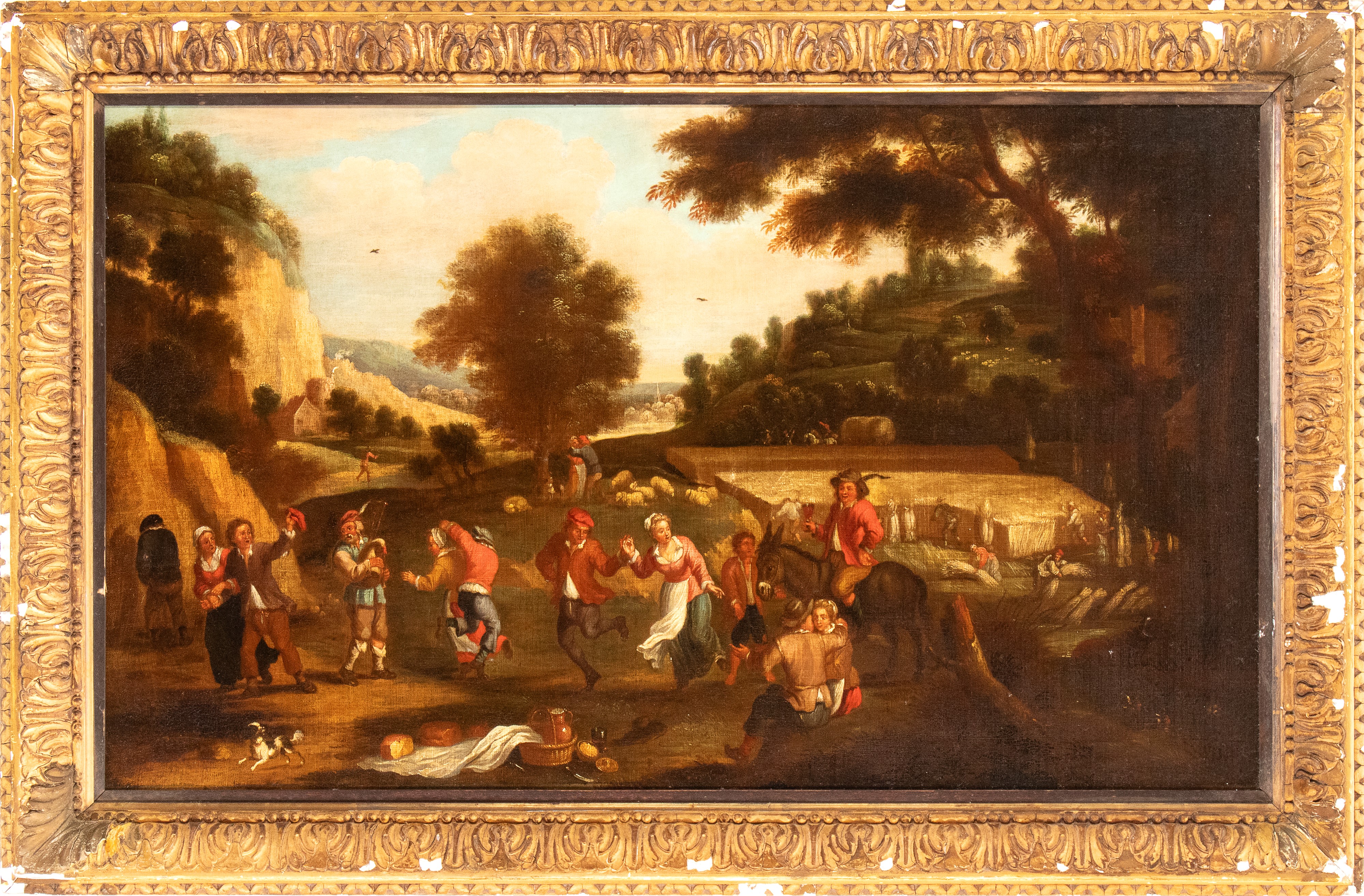 Paesaggio con raccolta del grano e festa contadina (Allegoria dell'Estate)