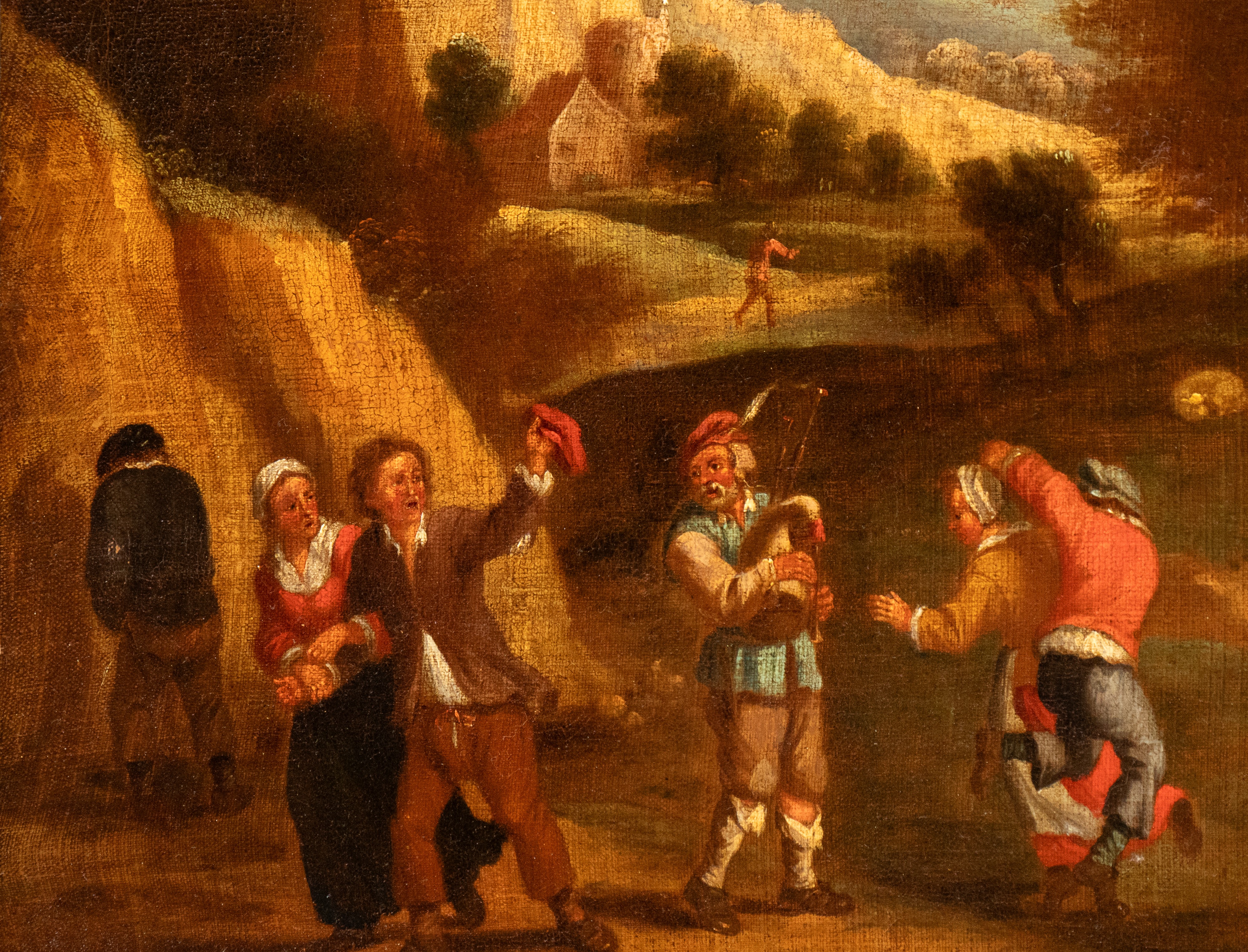 Paesaggio con raccolta del grano e festa contadina (Allegoria dell'Estate)
