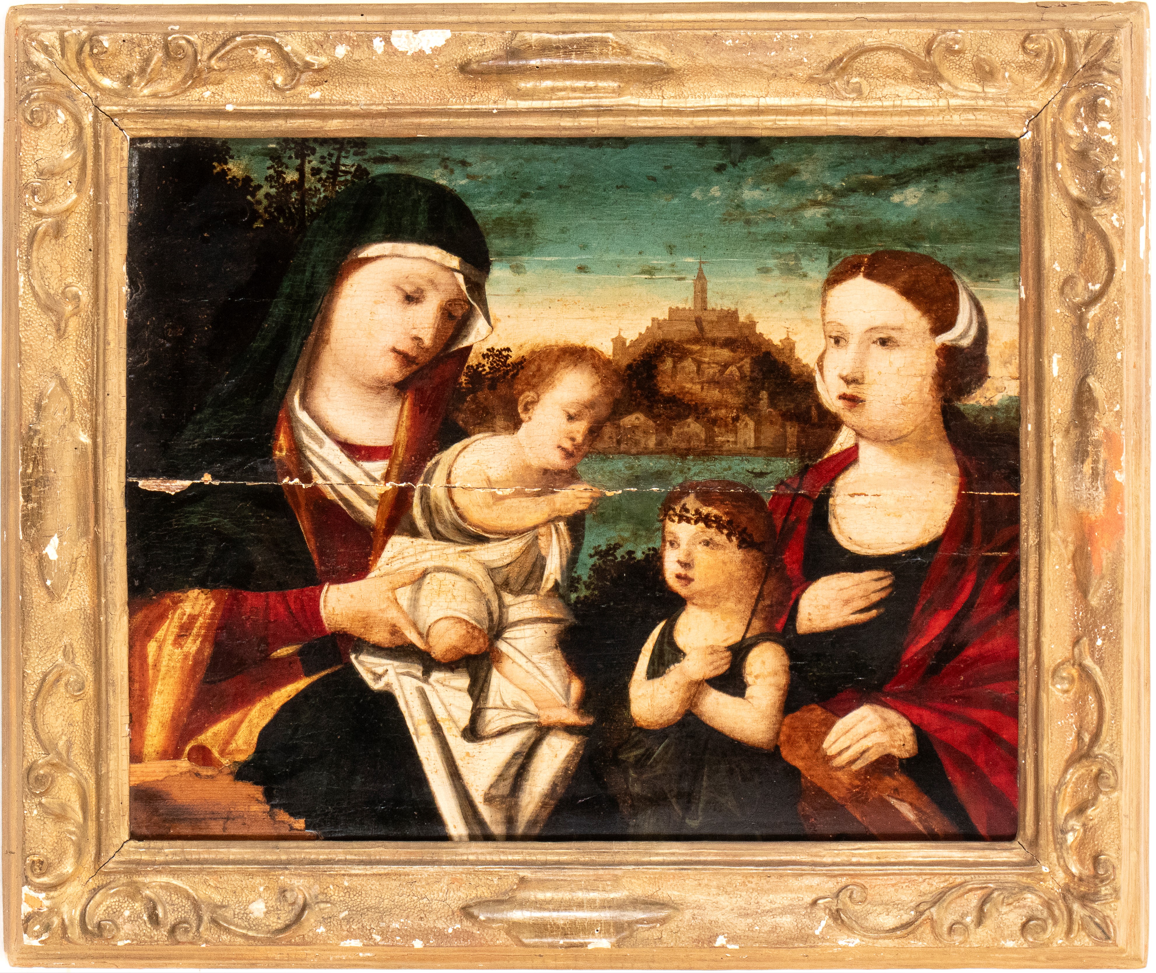 Madonna con il Bambino, San Giovannino e Santa Elisabetta