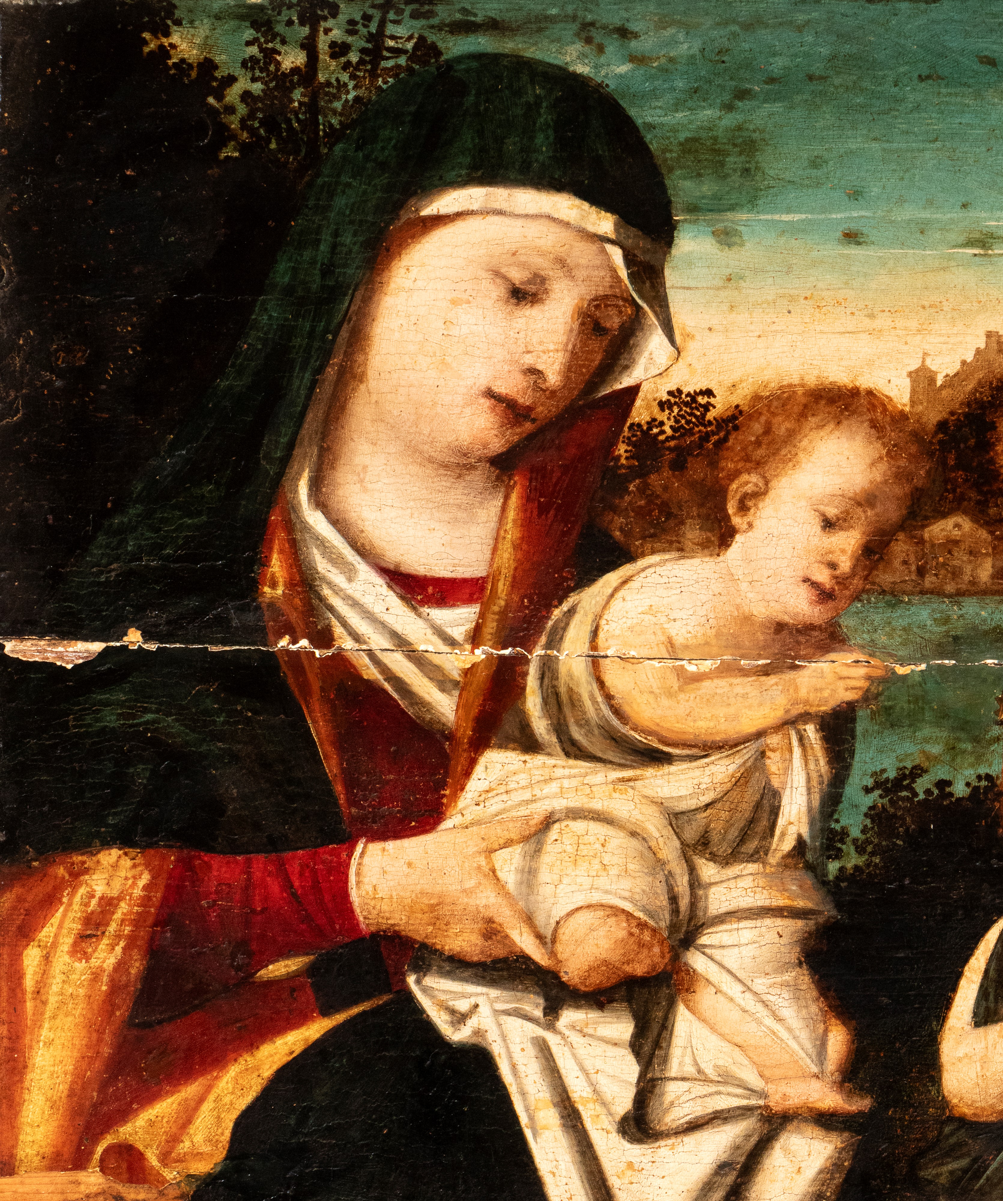 Madonna con il Bambino, San Giovannino e Santa Elisabetta
