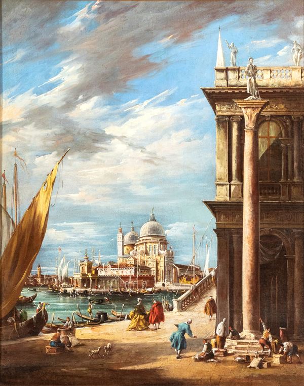 View of Santa Maria della Salute from the Piazzetta San Marco