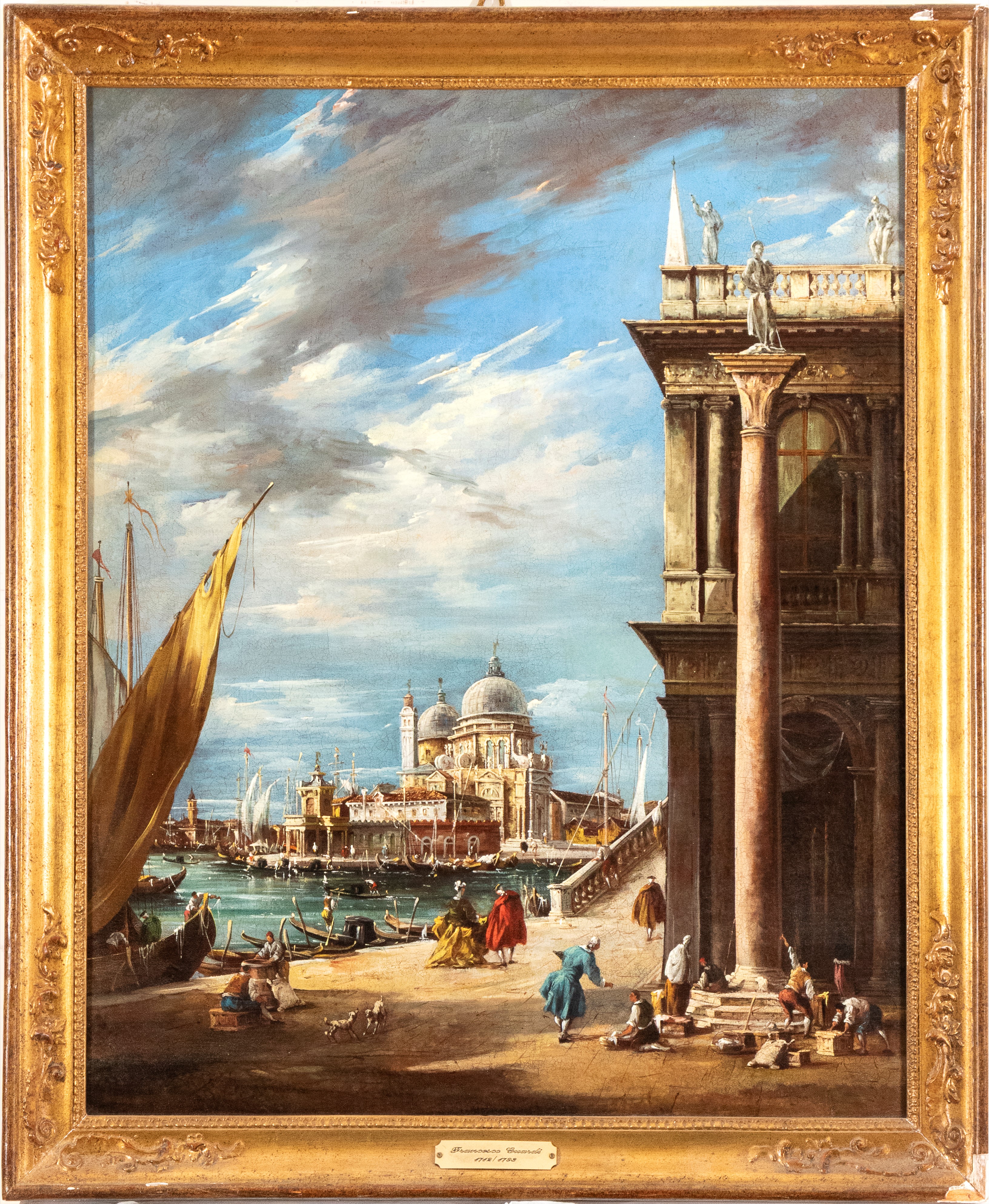 Veduta di Santa Maria della Salute da piazzetta San Marco