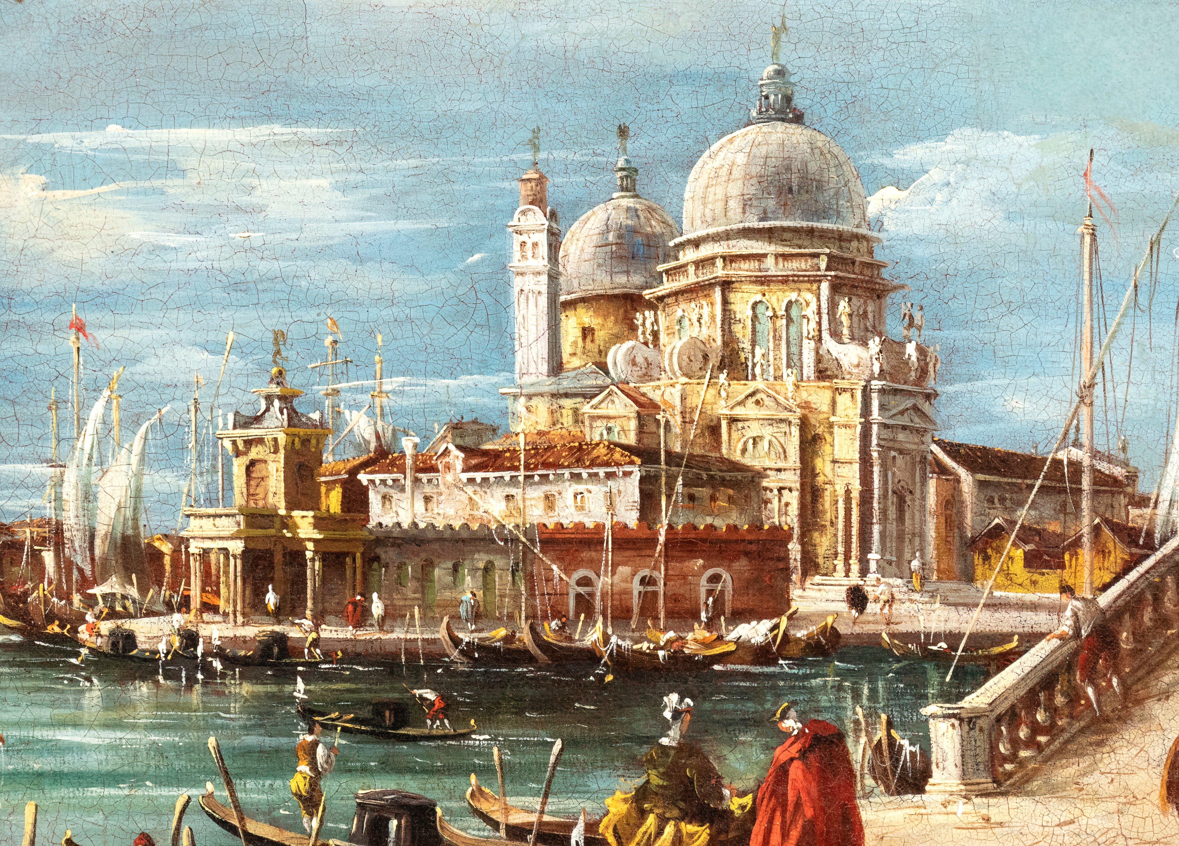 Veduta di Santa Maria della Salute da piazzetta San Marco
