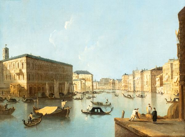 The Grand Canal from the vicinity of the Rialto Bridge