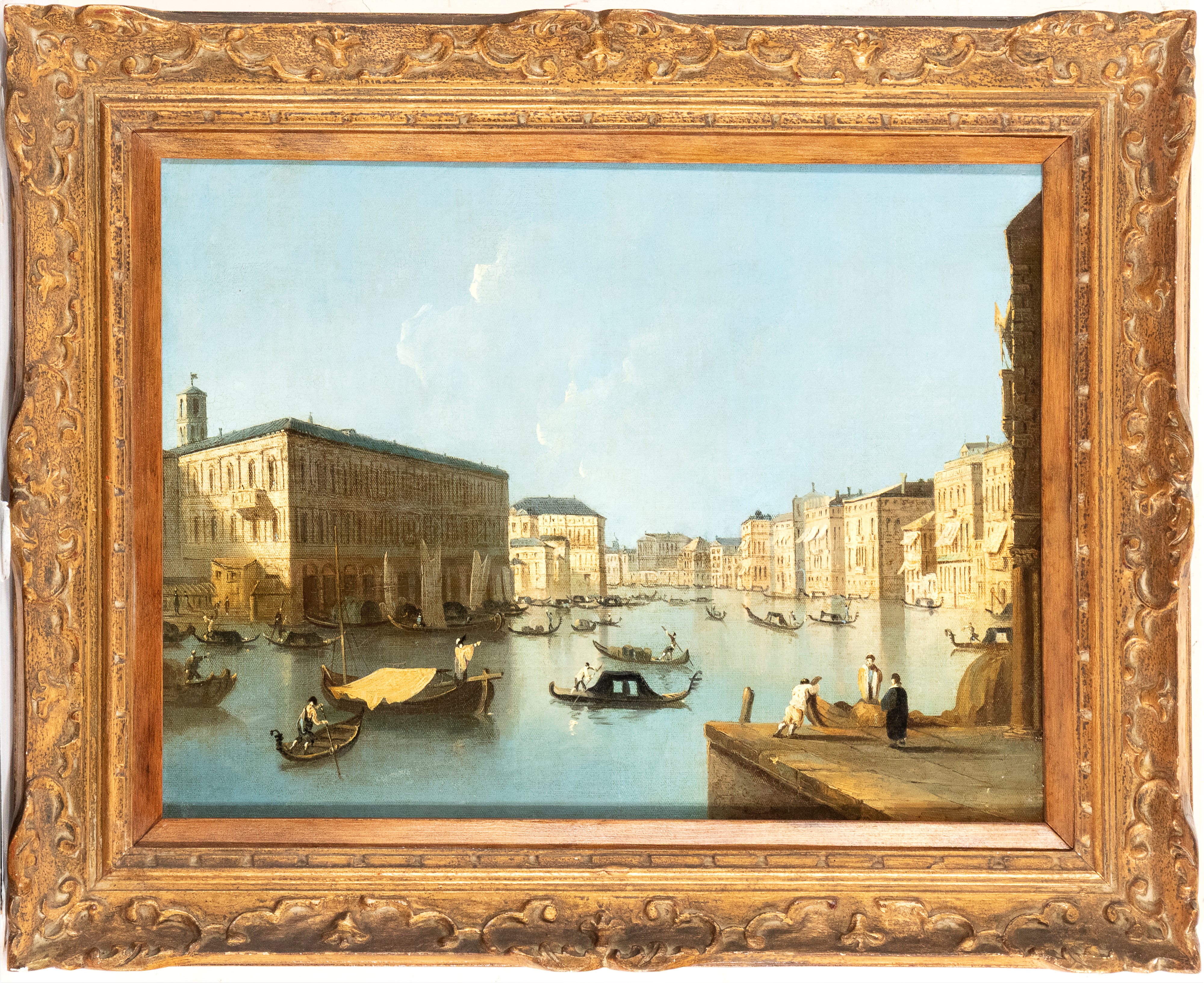 Il Canal Grande dalle prossimità del ponte di Rialto