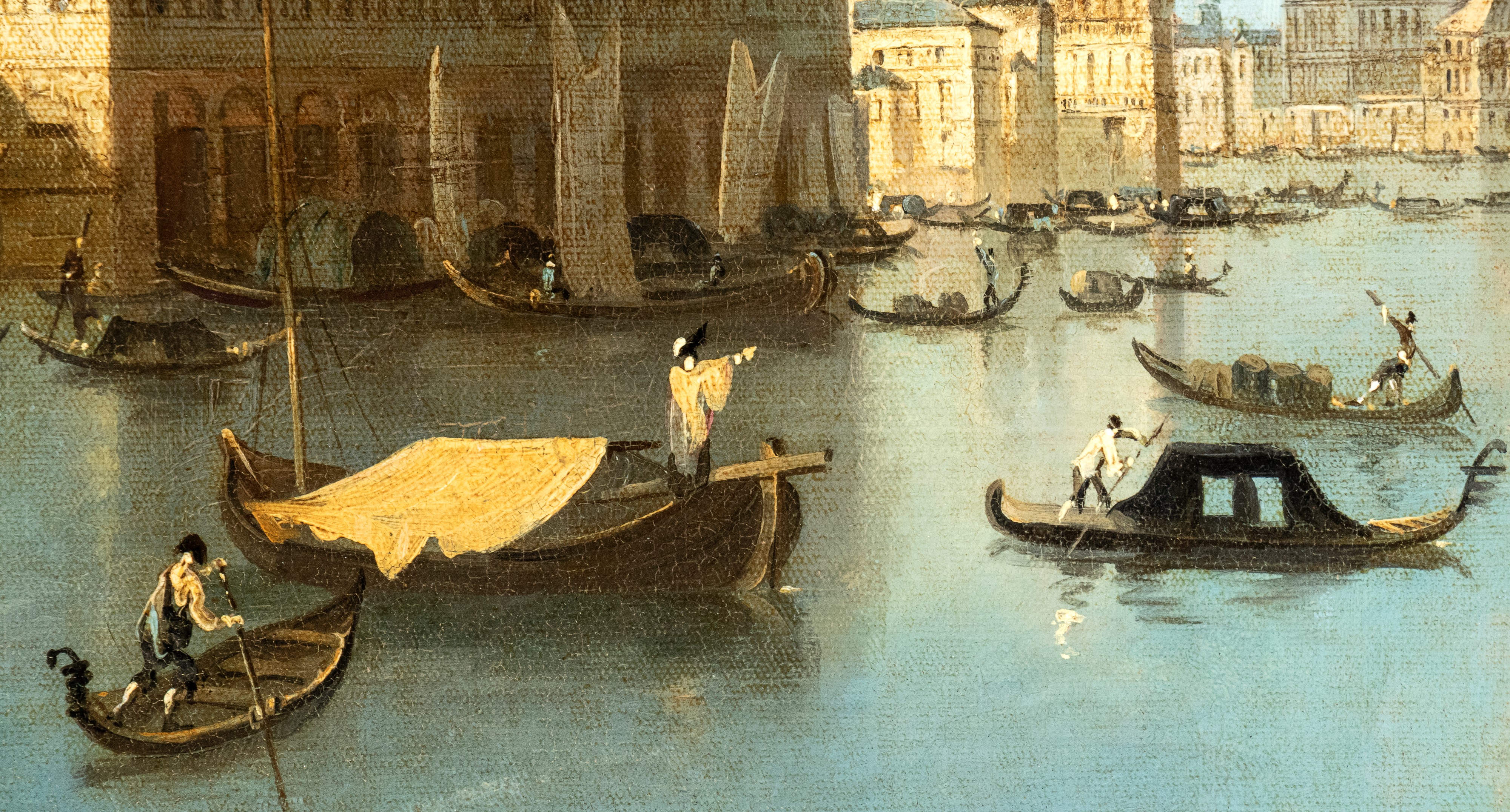 Il Canal Grande dalle prossimità del ponte di Rialto