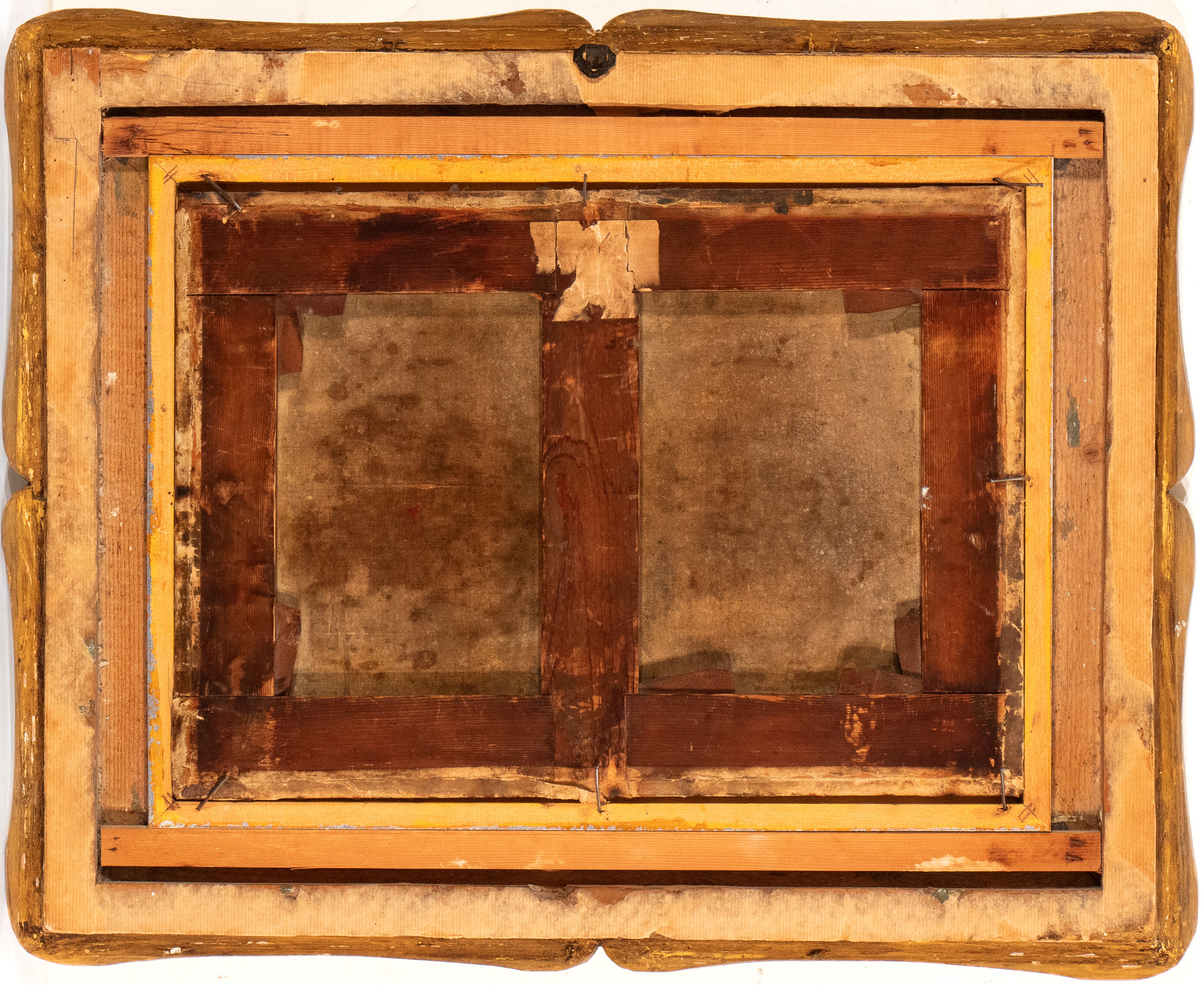 Artista Olandese, XIX Secolo - Paesaggio con specchio d’acqua e figure, olio su tela