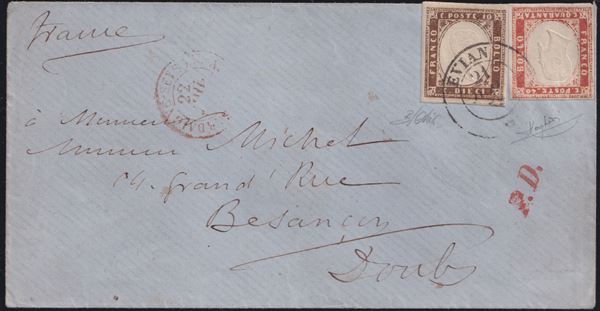 Sardinia - Postal History No. 14 + 16Ac