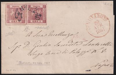 Bovino, Napoli – Svolazzi, francobollo d’epoca (pt.10) – 20 aprile 1861