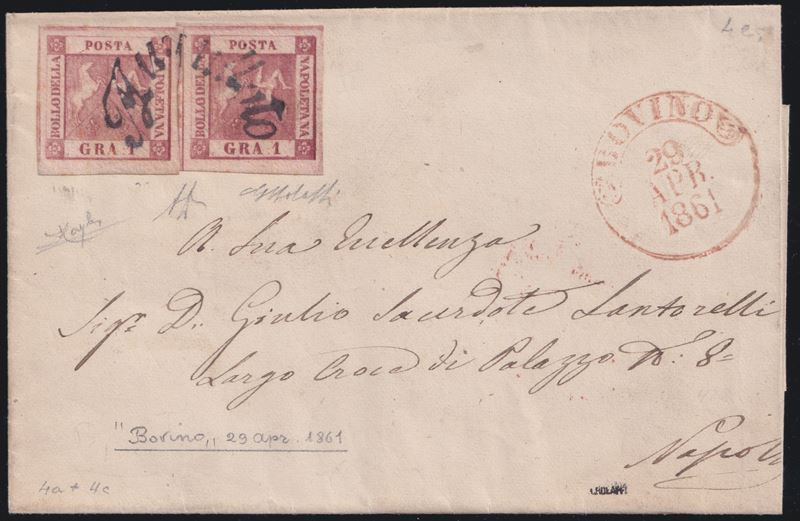 Bovino, Napoli – Svolazzi, francobollo d’epoca (pt.10) – 20 aprile 1861