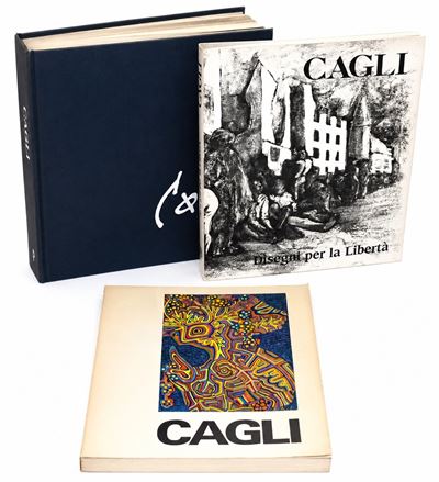 AA.VV. / Corrado Cagli, Tre cataloghi su Corrado Cagli (3 volumi)