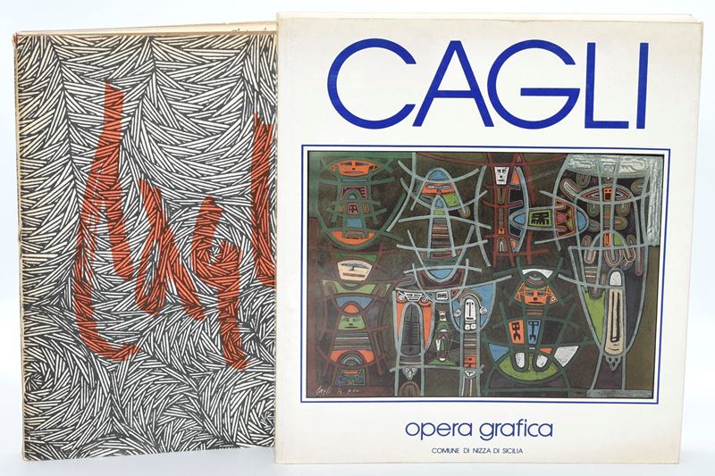 Cagli (Corrado), Opera grafica 1956-1976; Giannattasio, La pittura di visione di Corrado Cagli (2...