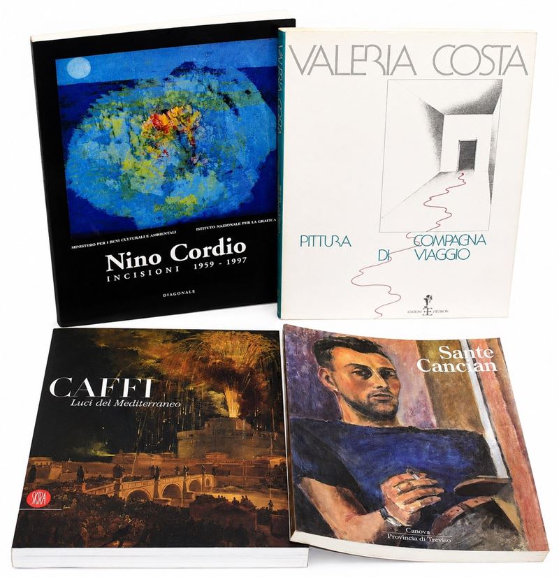 AA.VV. e Annalisa Scarpa, Pittura e incisione italiana (4 volumi), cataloghi d’arte illustrati