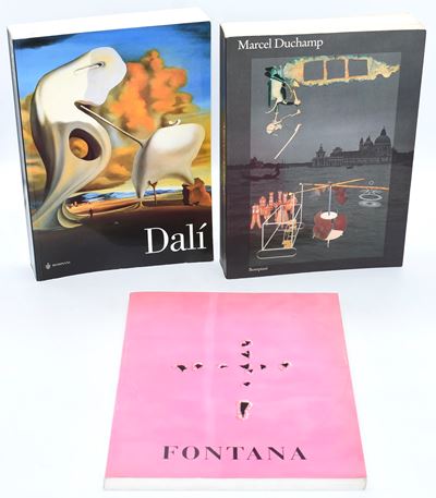 Gualdoni, Flaminio, Fontana; Marcel Duchamp, Vita / Opere; Dawn Ades, Dalì (3 volumi)