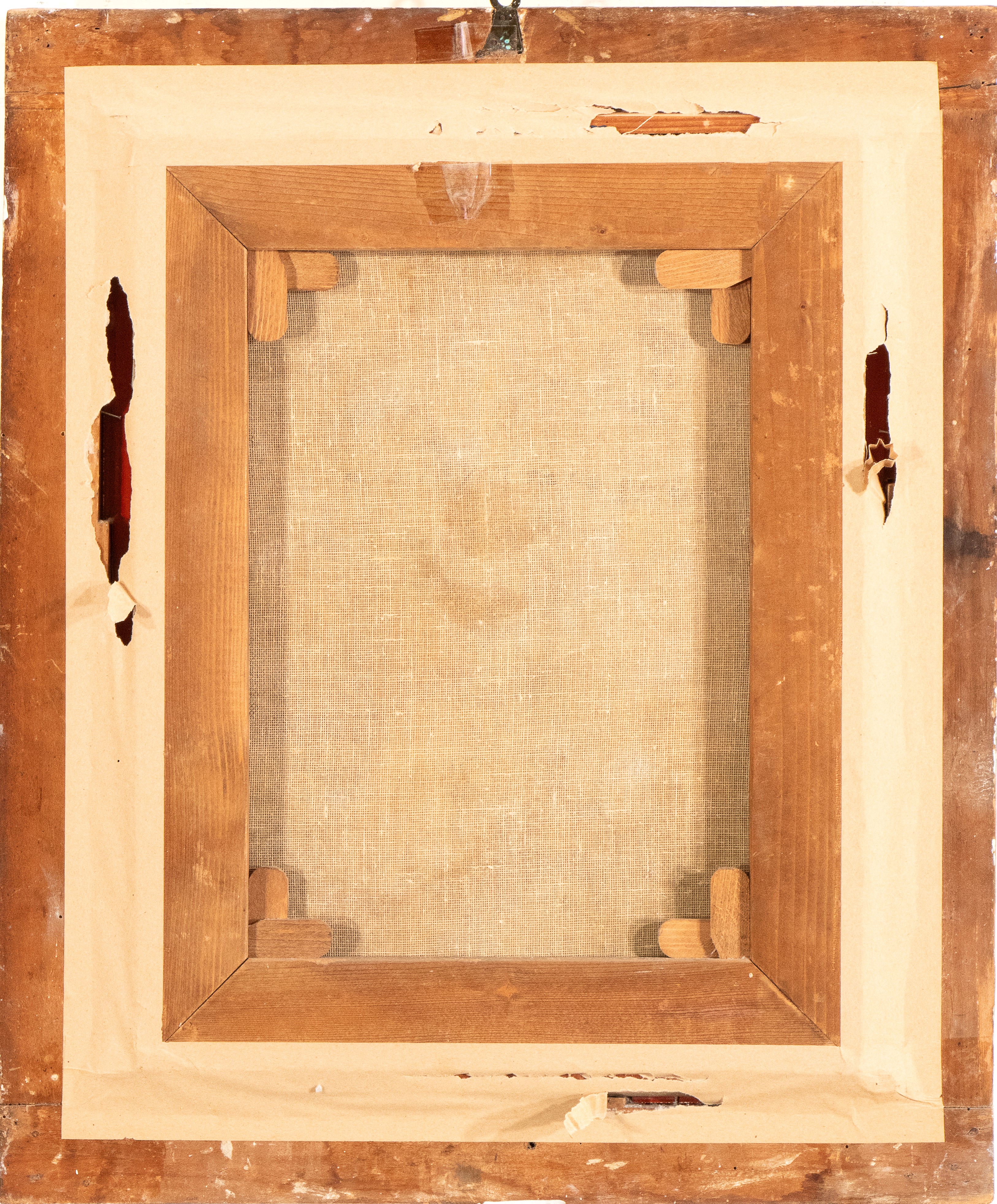Artista Toscano XVI - XVII Secolo - Madonna con Bambino, olio su tela