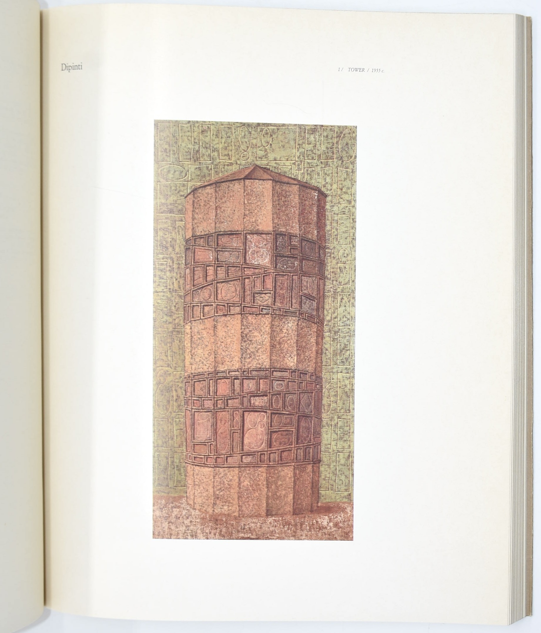 Bruno Mantura, Domenico Gnoli (1987), catalogo d’arte illustrato