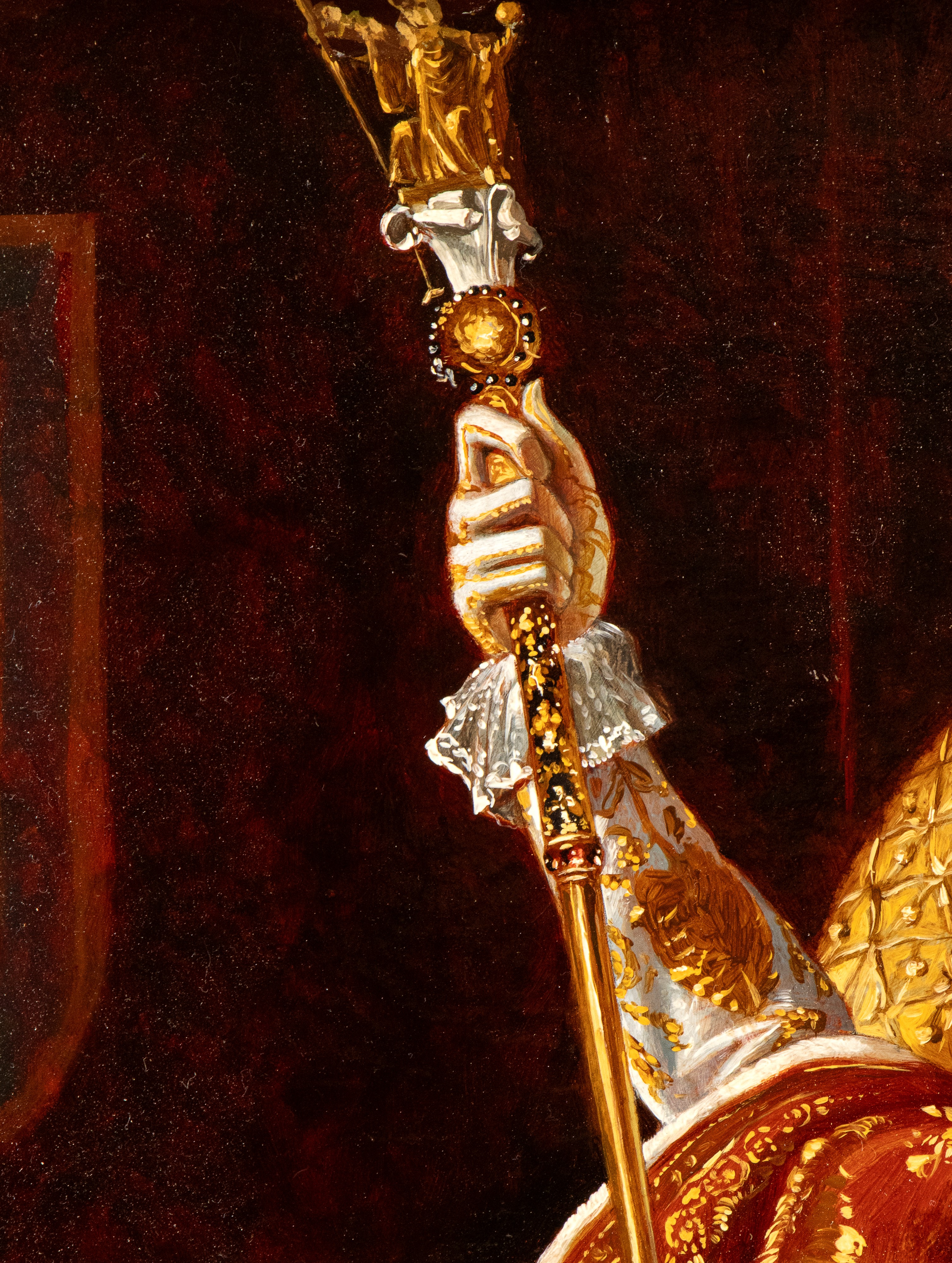 Napoleone I sul suo trono imperiale