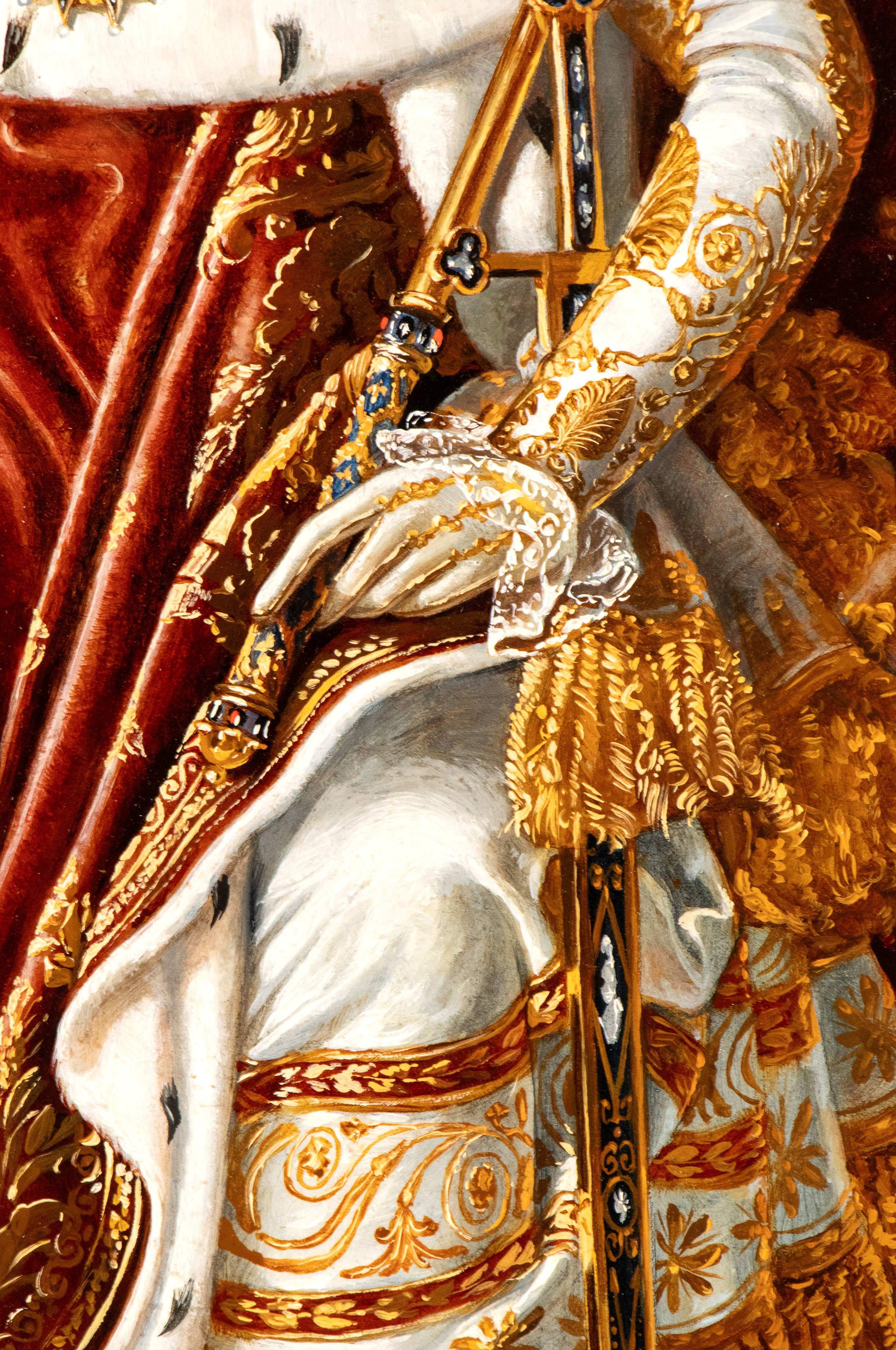 Napoleone I sul suo trono imperiale