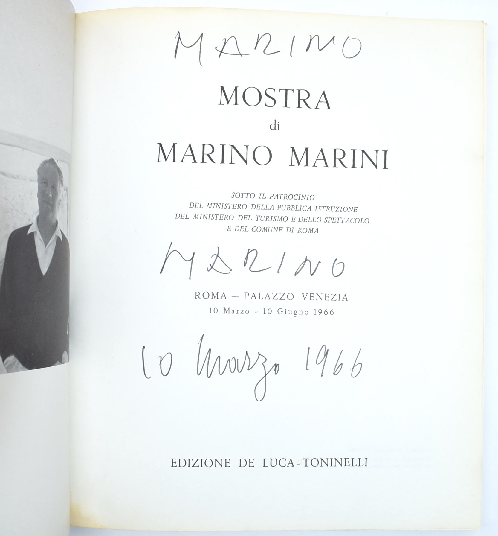 Marino Marini, Opere in tre volumi su litografie e mostre (1966–1991)