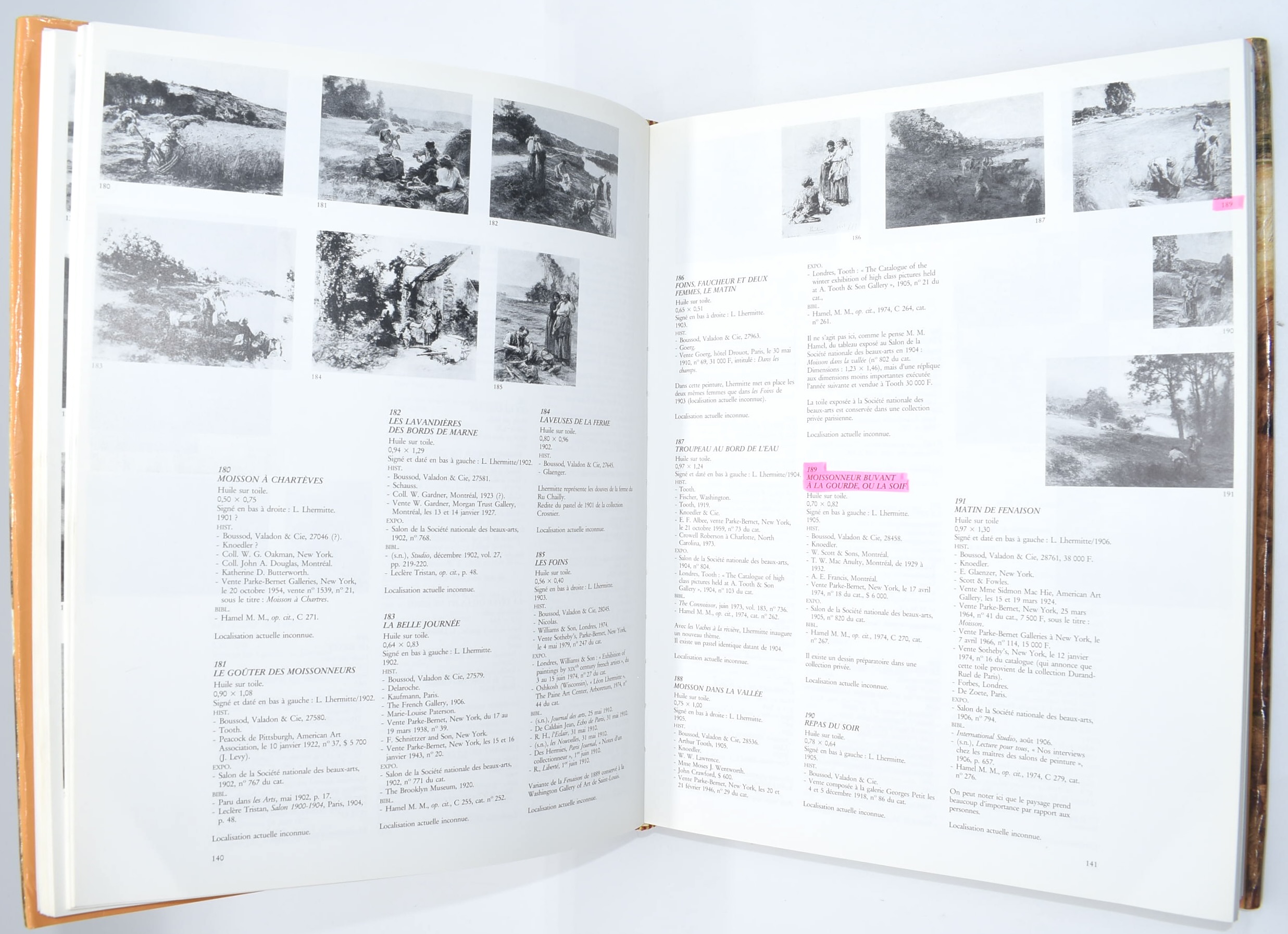 Le Pelley Fonteny e Monique, Thuillier e Jacques: Léon Augustin Lhermitte, catalogo d’arte, 1991