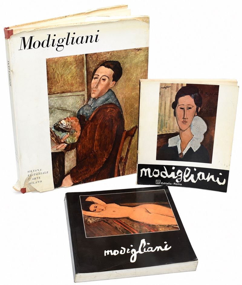 Amedeo Modigliani, Tre volumi su Modigliani (cataloghi ed edizioni illustrate)