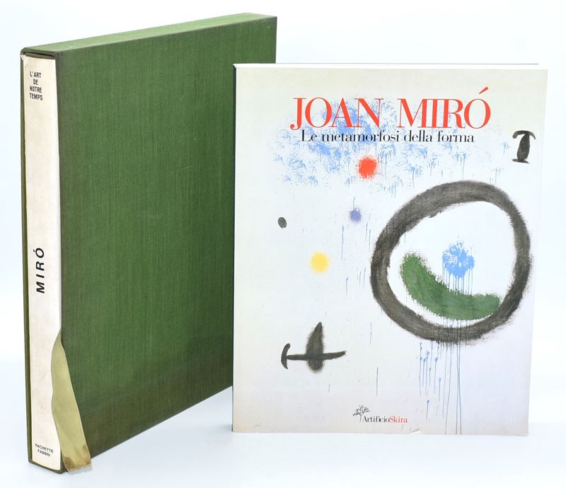 Joan Mirò, Le metamorfosi della forma; Michel Tapié, Mirò (2 volumi)