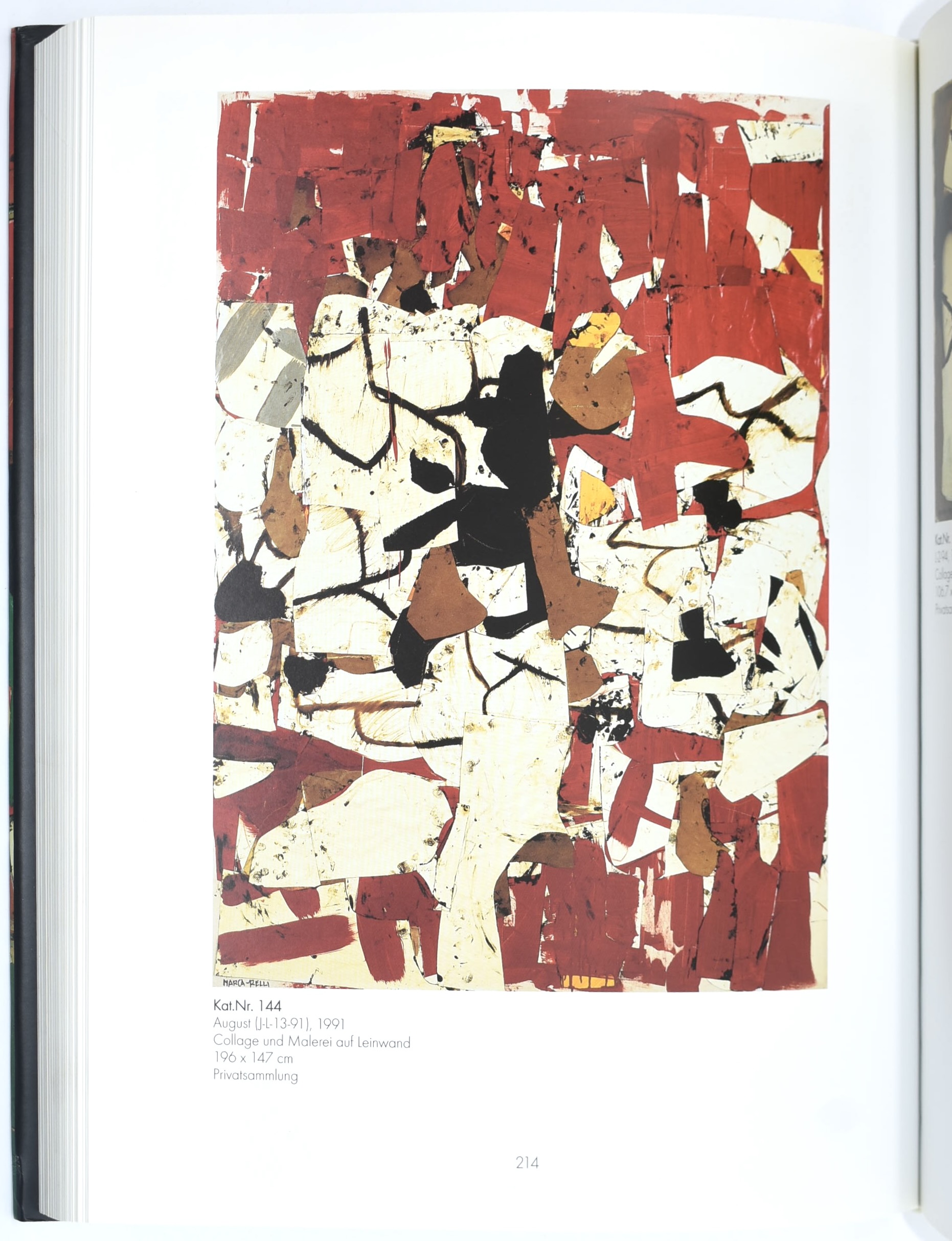 Klaus Wolbert (a cura di), Conrad Marca-Relli. Works 1945-1996, 2000. Catalogo d’arte illustrato