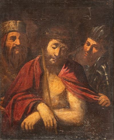 Cristo deriso, olio su tela