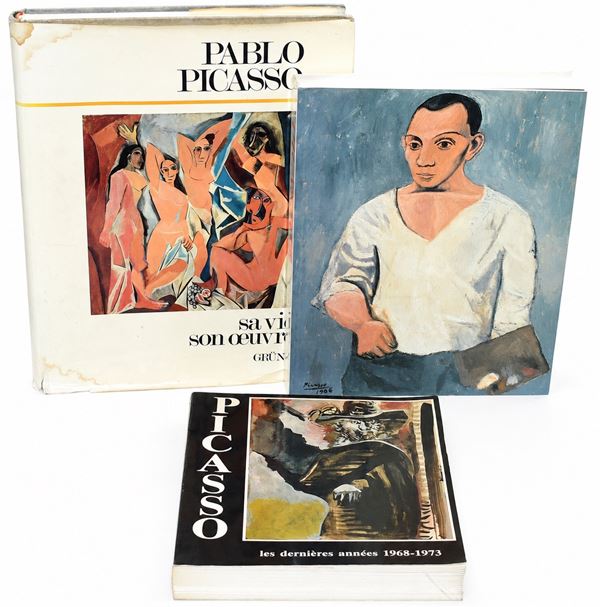 Picasso Pablo (3 volumi)  - Asta LIBRI D'ARTE E D'ARTISTA DALLA BIBLIOTECA DI MARIO PADOVAN - Bertolami Fine Art - Casa d'Aste