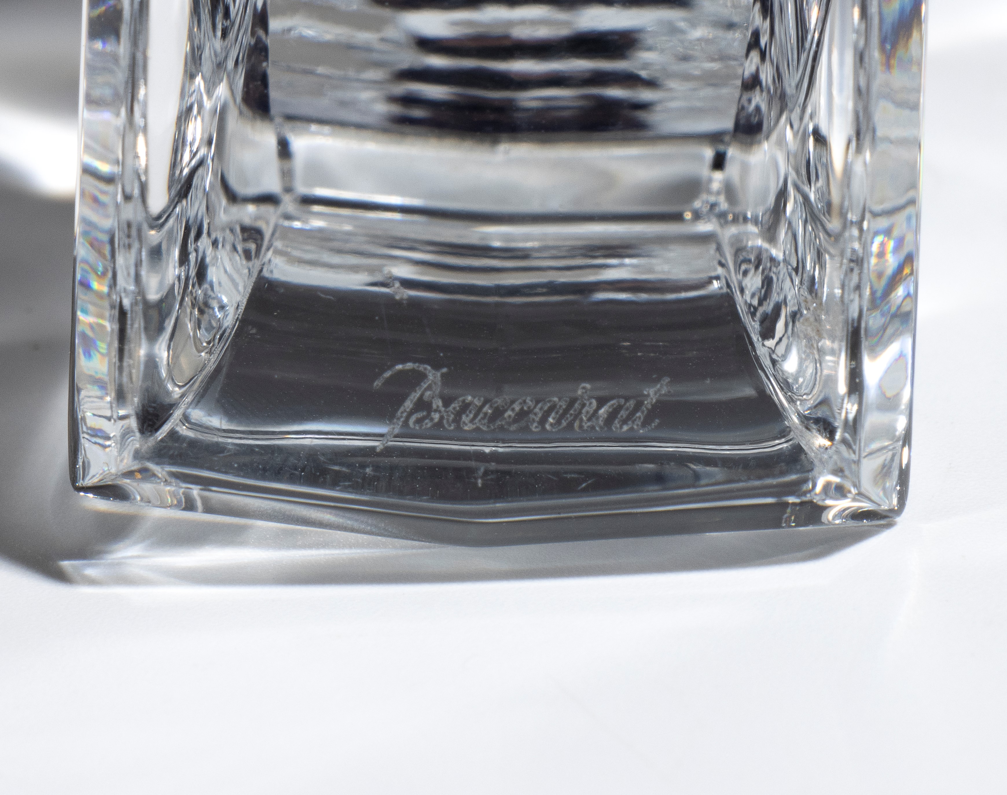 Josef Inwald - Orologio da tavolo in cristallo Baccarat “Tranquillity”