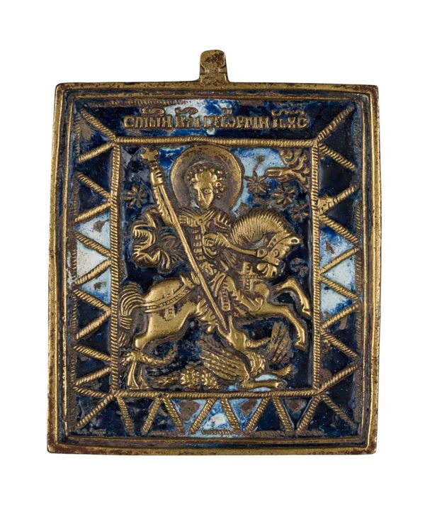 Travel icon depicting Saint George