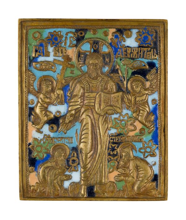 Travel icon depicting the Savior of Smolensk