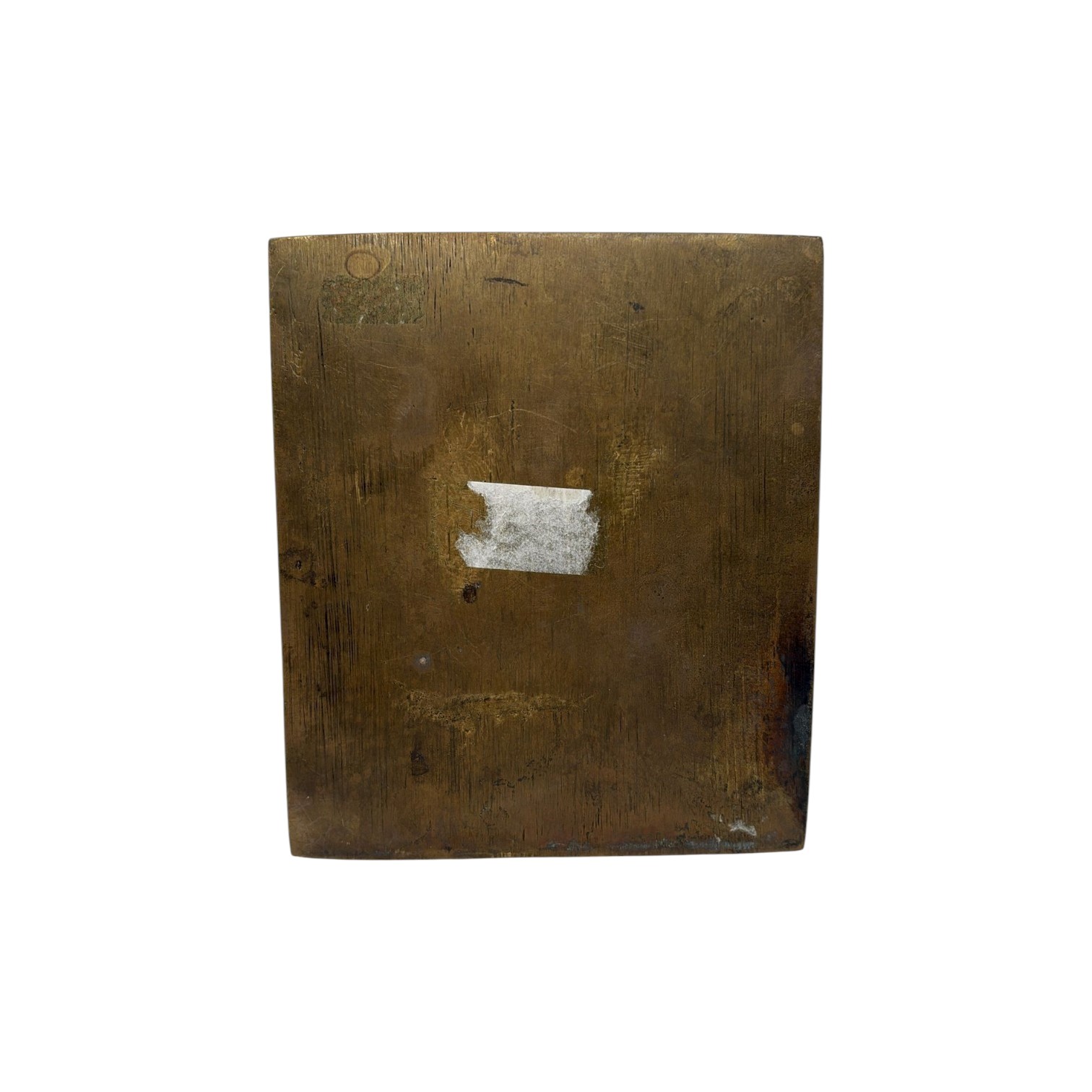 Icona da viaggio raffigurante San Giorgio e la Deesis, fusione in bronzo con smalti policromi (XI...