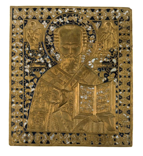 Travel icon depicting Saint Nicholas of Myra