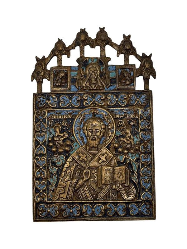 Travel icon depicting Saint Nicholas of Myra
