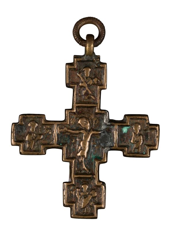 Pectoral cross depicting the Crucifixion.
