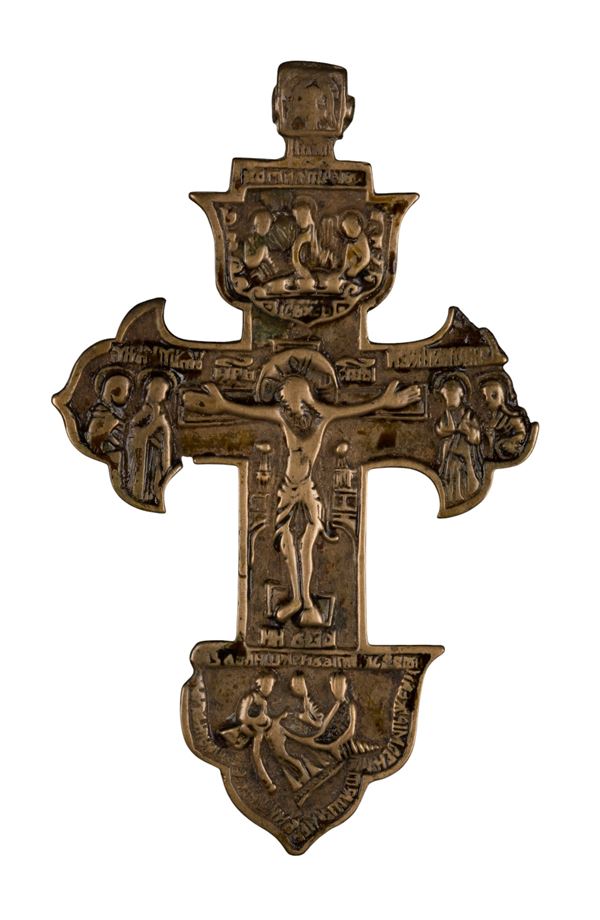 Croce pettorale raffigurante la Crocifissione
