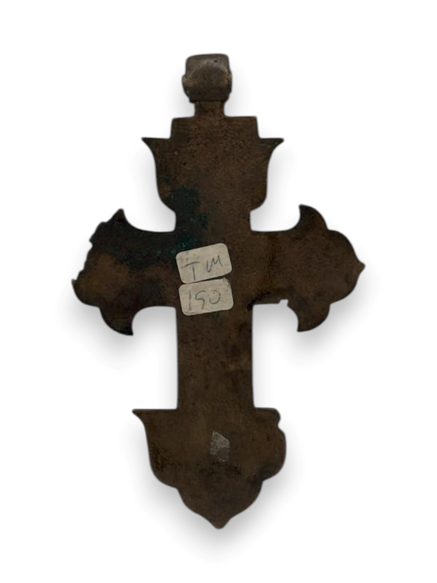 Fusione in bronzo, Croce pettorale con raffigurazione della Crocifissione, XIX secolo
