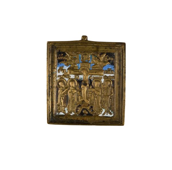 Travel icon depicting the Crucifixion