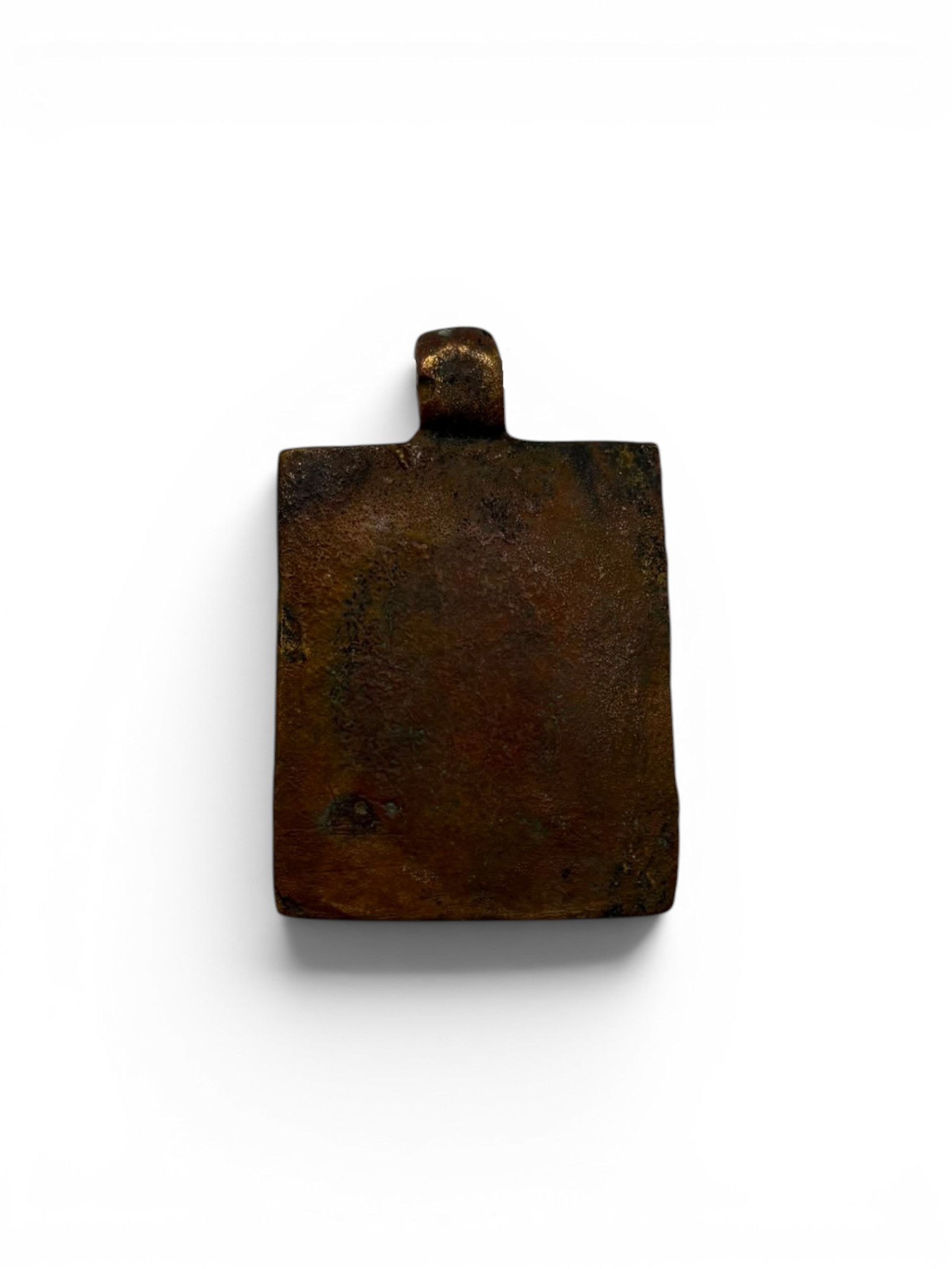 Icona pettorale, Crocifissione, fusione in bronzo, XVIII secolo