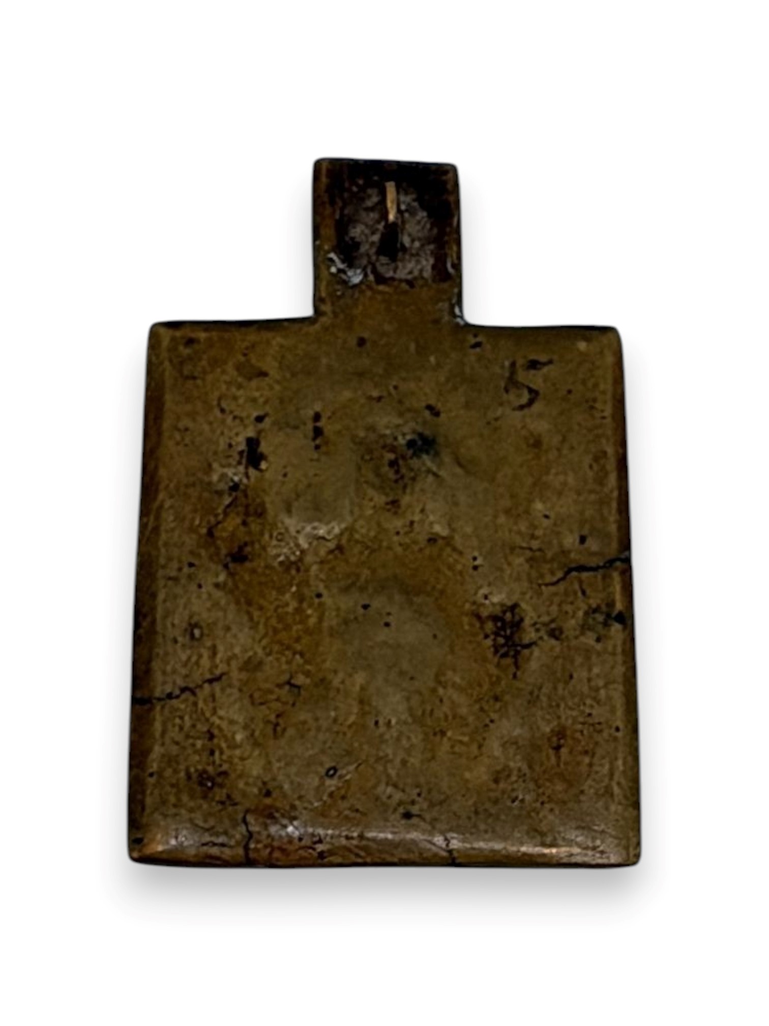 Santa Parasceva, icona pettorale in bronzo (fusione), XIX secolo