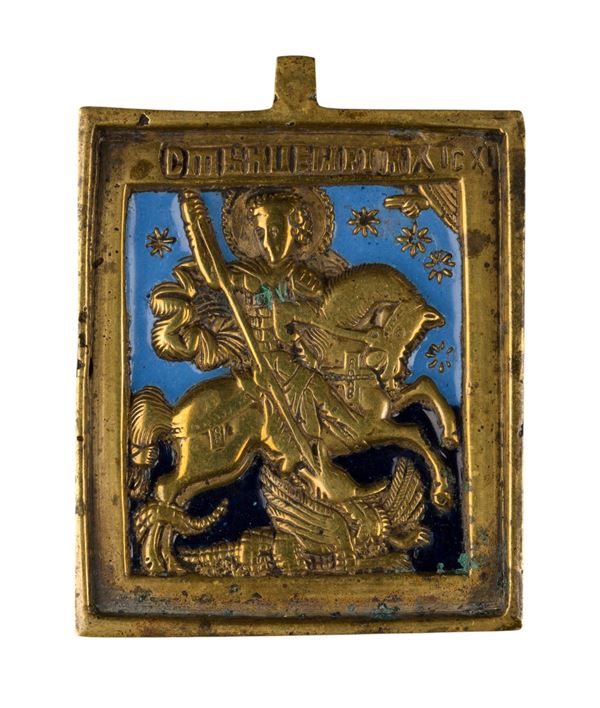 Travel icon depicting Saint George