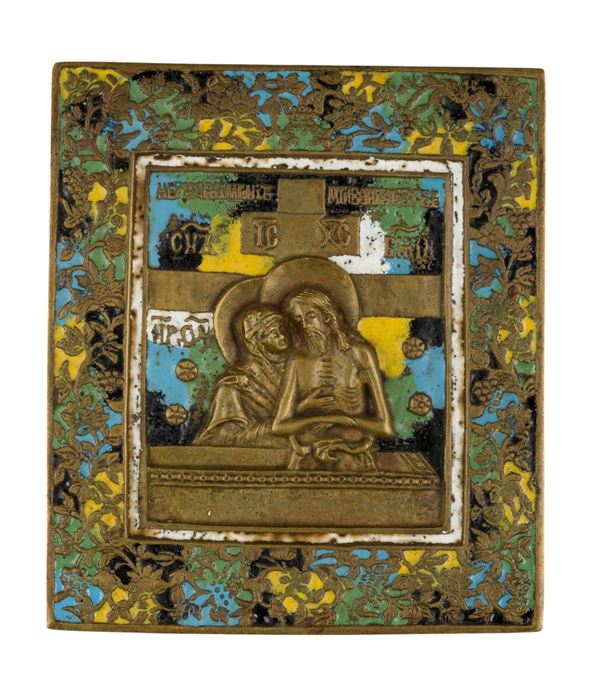 Travel icon depicting the Pietà